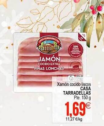 Plenus Supermercados Xamón cocido liscos casa tarradellas oferta
