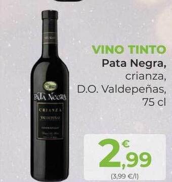 SPAR Gran Canaria Vino tinto pata negra oferta