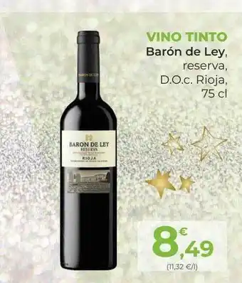 SPAR Gran Canaria Vino tinto barón de ley oferta