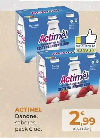 SPAR Gran Canaria Actimel danone oferta
