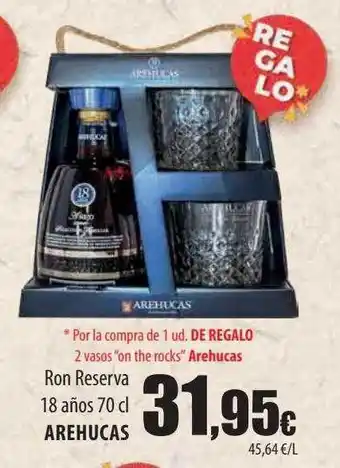 Ron reserva 18 años arehucas