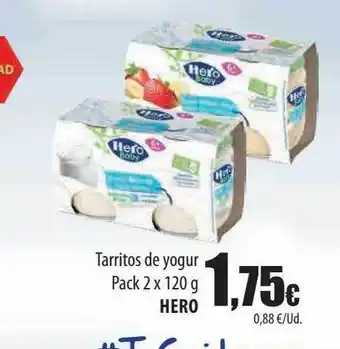 Spar Tenerife Tarritos de yogur pack 2 hero oferta