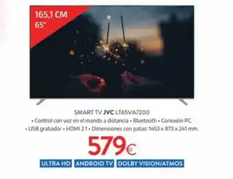 Tien 21 Smart tv jvc lt65va7200 oferta