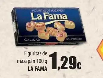 Spar Tenerife Figuritas de mazapán la fama oferta
