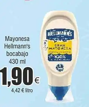 FROIZ Mayonesa hellmann's bocabadjo oferta