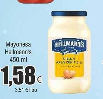 FROIZ Mayonesa hellmann's oferta