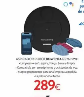 Tien 21 Aspirador robot rowenta rr7635wh oferta