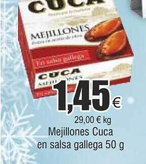 FROIZ Mejillones cuca en salsa gallega oferta