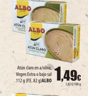 Spar Tenerife Atún claro en a-oliva, virgen extra o bajo sal albo oferta