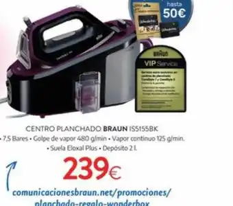 Tien 21 Centro planchado braun is5155bk oferta