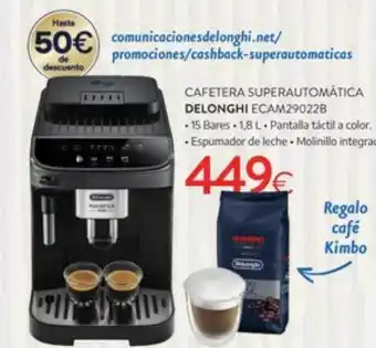 Tien 21 Cafetera superautomática delonghi ecam29022b oferta