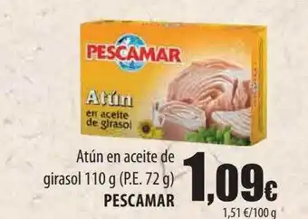 Spar Tenerife Atún en aceite de girasol pescamar oferta