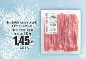 FROIZ Mortadela ibérica legado elpozo selección corte fresco extra lonchas oferta