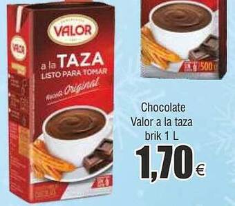 FROIZ Chocolate valor a la taza brik oferta