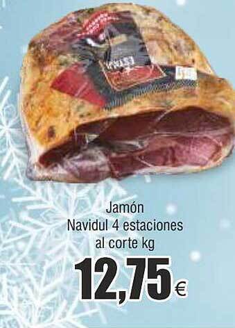 FROIZ Jamón navidul 4 estaciones al corte kg oferta