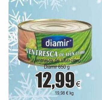 FROIZ Ventresca de atún claro diamir oferta