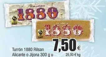 FROIZ Turrón 1880 rilsan alicante o jijona oferta