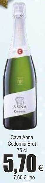 FROIZ Cava anna codorniu brut oferta