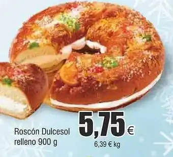 FROIZ Roscón dulcesol relleno oferta