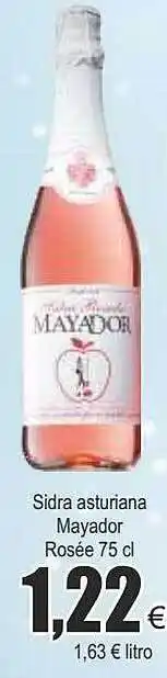 FROIZ Sidra asturiana mayador rosée oferta