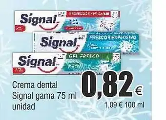FROIZ Crema dental signal gama unidad oferta