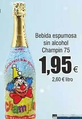FROIZ Bebida espumosa sin alcohol champin oferta