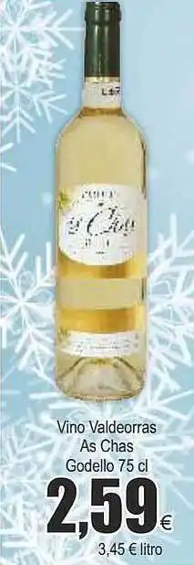 FROIZ Vino valdeorras as chas godello oferta
