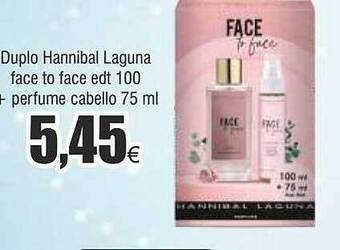 FROIZ Duplo hannibal laguna face to face edt 100 + perfume cabello oferta