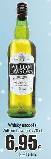 FROIZ Whisky escocés william lawson's oferta