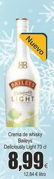 FROIZ Crema de whisky baileys deliciously light oferta
