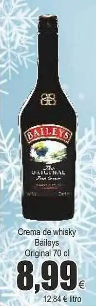 FROIZ Crema de whisky baileys original oferta