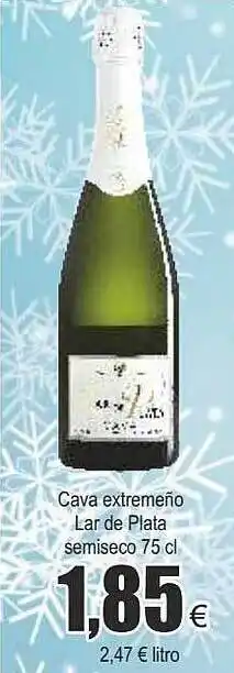FROIZ Cava extremeno lar de plata semiseco oferta