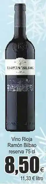 FROIZ Vino rioja ramón bilbao reserva oferta