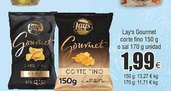 FROIZ Lay's gourmet corte fino o sal oferta
