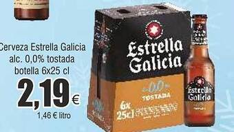 FROIZ Cerveza estrella galicia alc. 0.0% tostada botella oferta