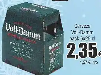 FROIZ Cerveza voll-damm pack 6 oferta
