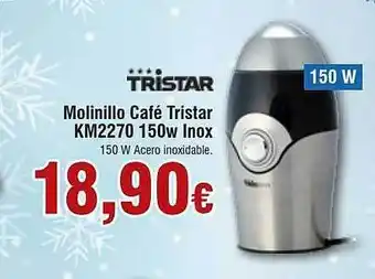 FROIZ Tristar molinillo café tristar km2270 150w inox oferta
