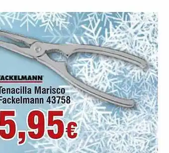 FROIZ Fackelmann tenacilla marisco 43758 oferta