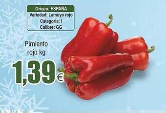 FROIZ Pimiento rojo kg oferta