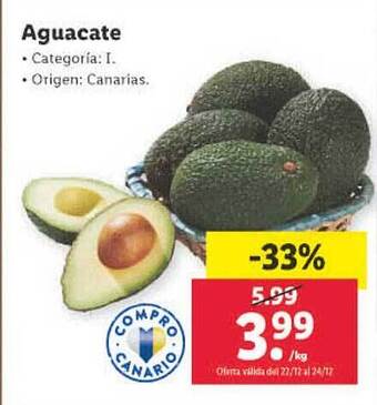 Lidl Aguacate oferta