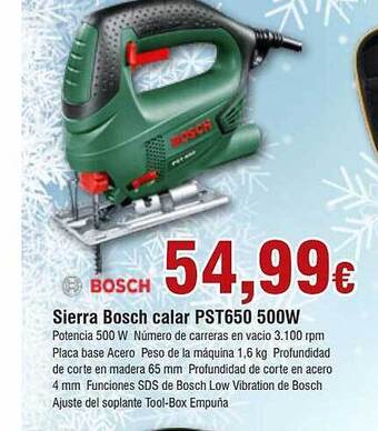 FROIZ Sierra bosch calar pst650 500w oferta