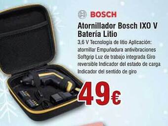 FROIZ Atornillador bosch ixo v bateria litio oferta
