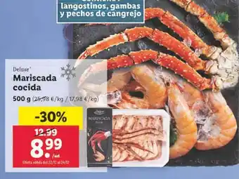 Lidl Deluxe mariscada cocida oferta