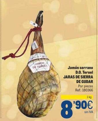 Makro Jamón serrano d.o. teruel jaras de sierra de gudar oferta