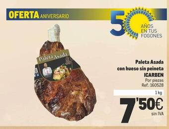 Makro Paleta asada con hueso sin peineta icarben oferta