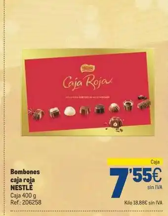 Makro Bombones caja roja nestlé oferta