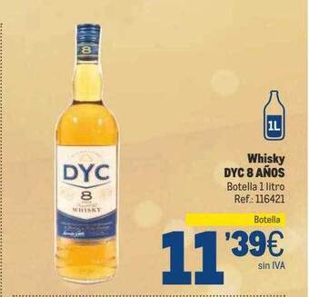 Makro Whisky dyc 8 años oferta