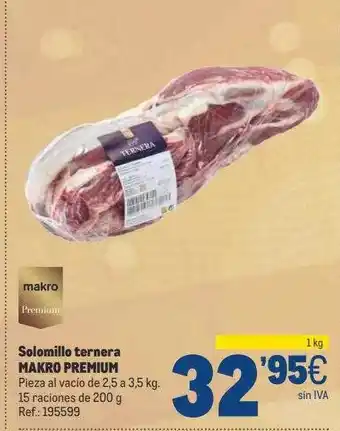 Makro Solomillo ternera makro premium oferta