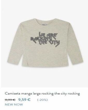 Tuc Tuc Camiseta manga larga city oferta