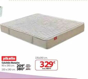 Alcampo Pikolin Colchón Bonaire 135x190 cm. oferta